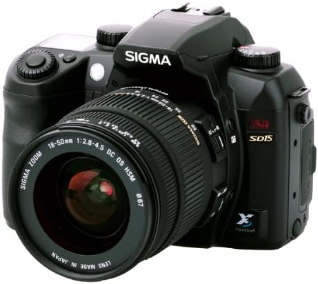 Sigma SD15 Digital Reflex Camera 14 Megapixels 18-50 mm Lens Kit 