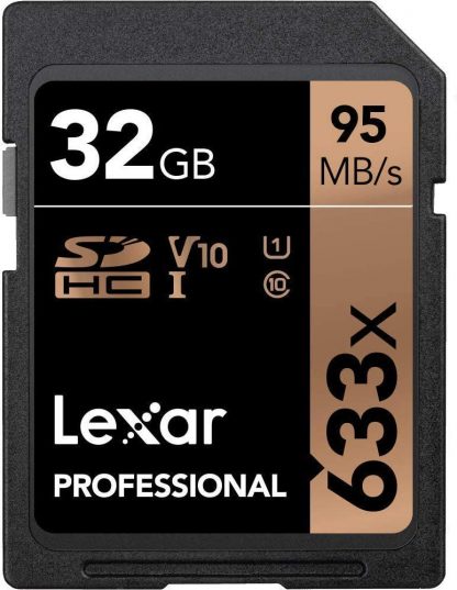 Lexar Professional 633x 32GB SDHC UHS-I Card-0
